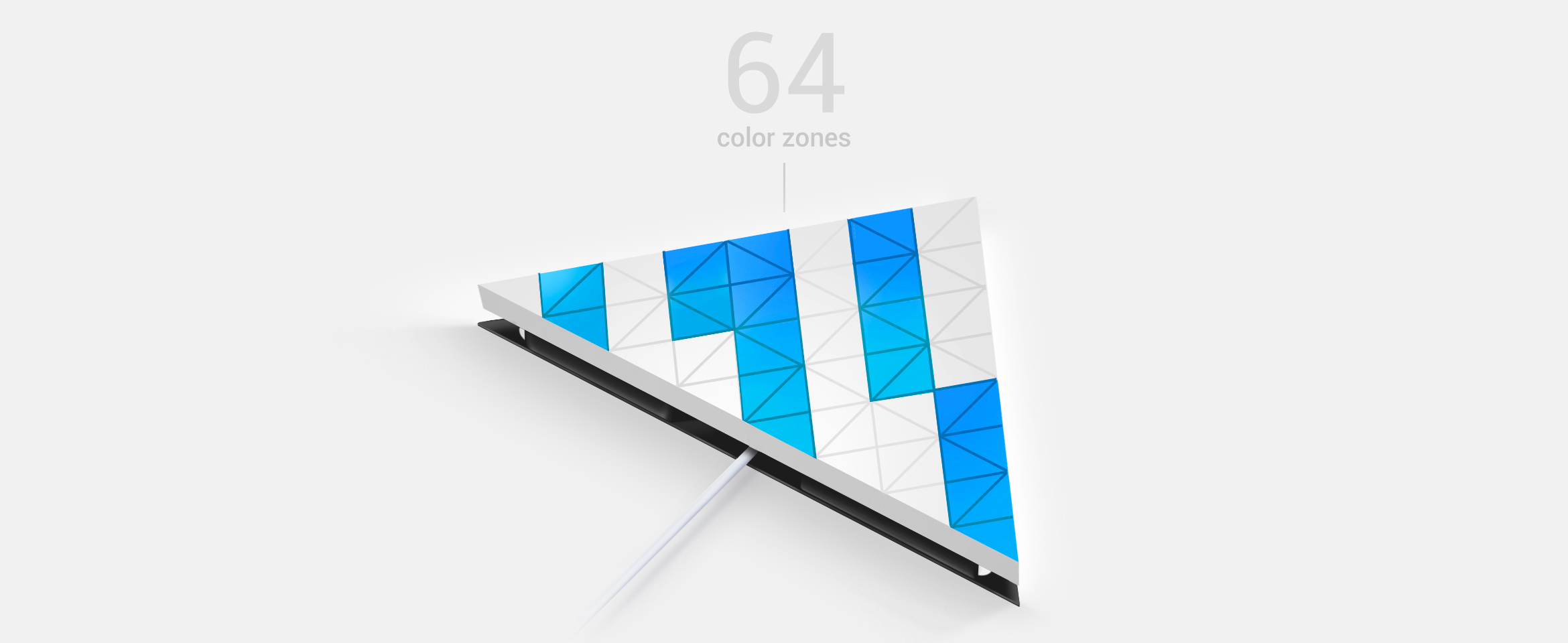 LaMetric SKY smart light surface with 64 color zones