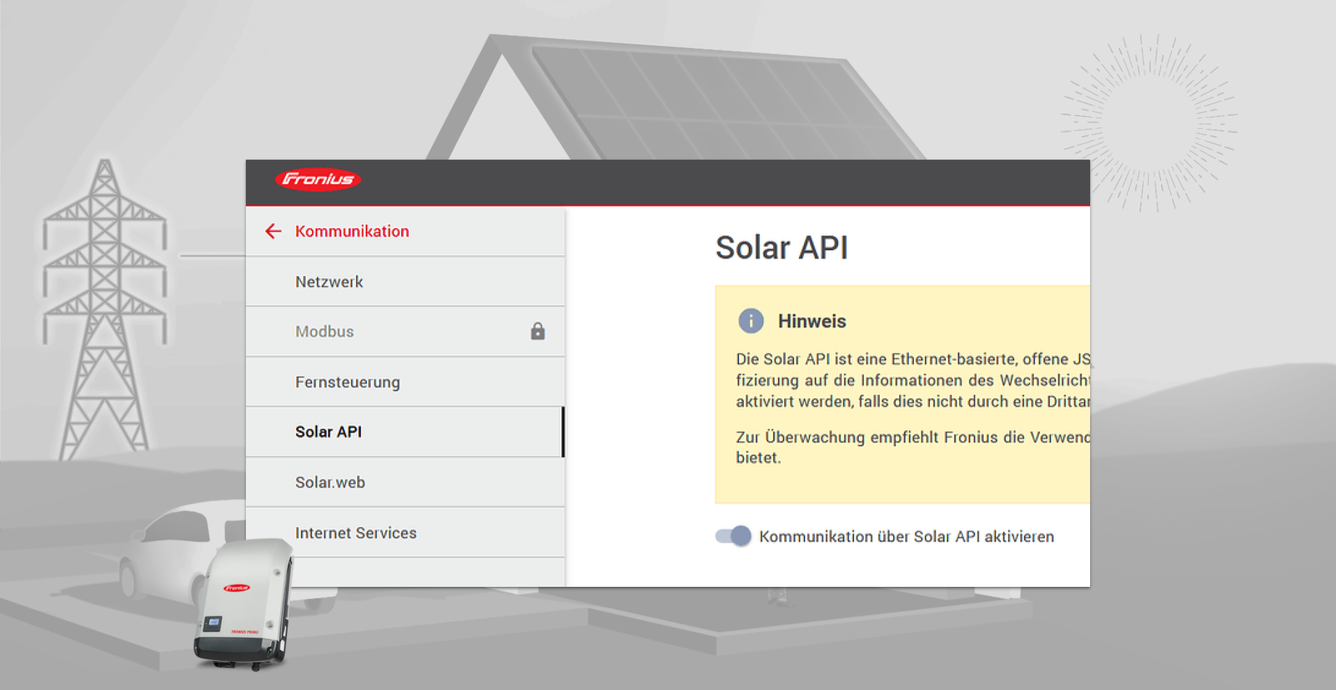 Monitor Fronius energy data at a glance