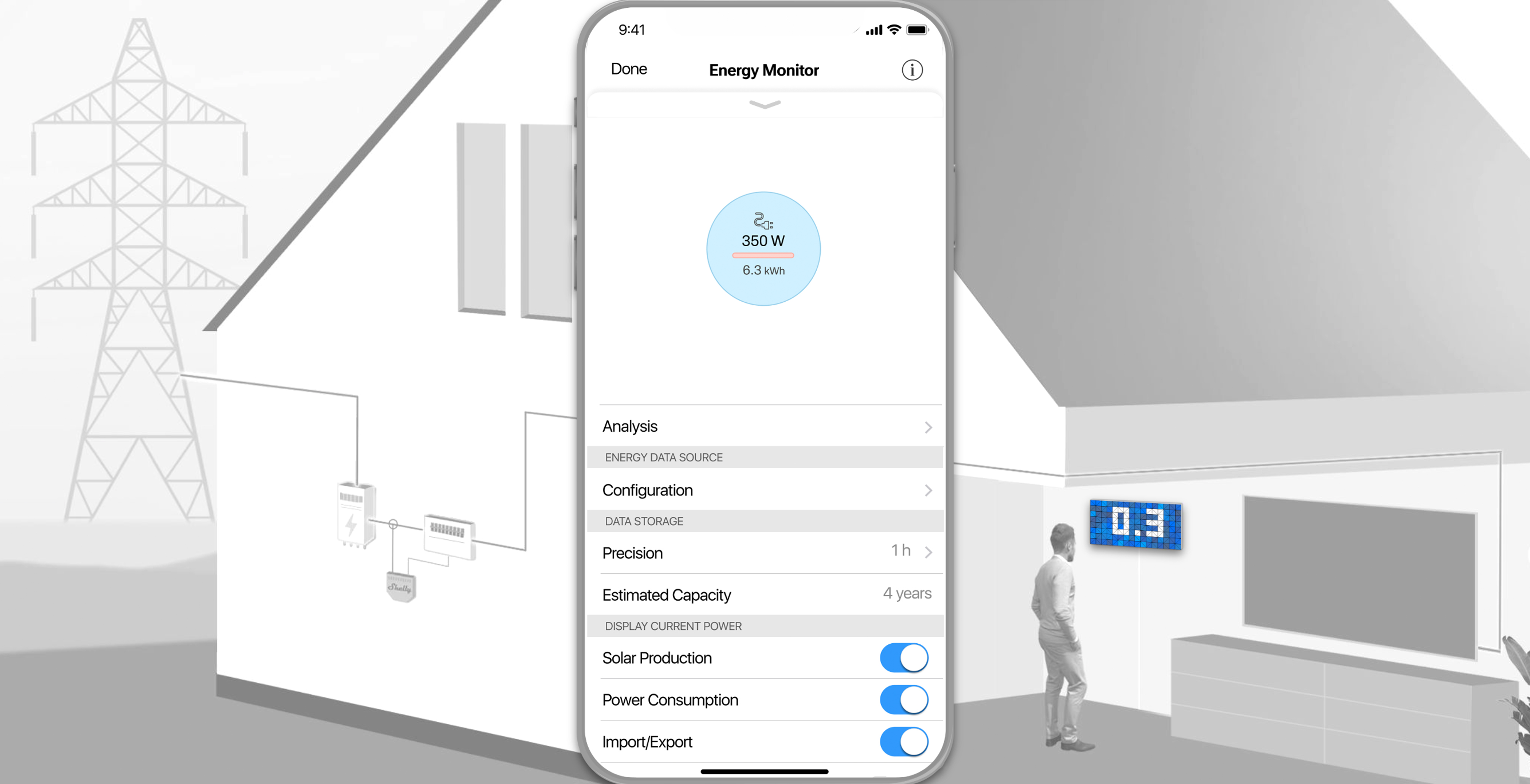 Analyse your Power Consumption inside the LaMetric App