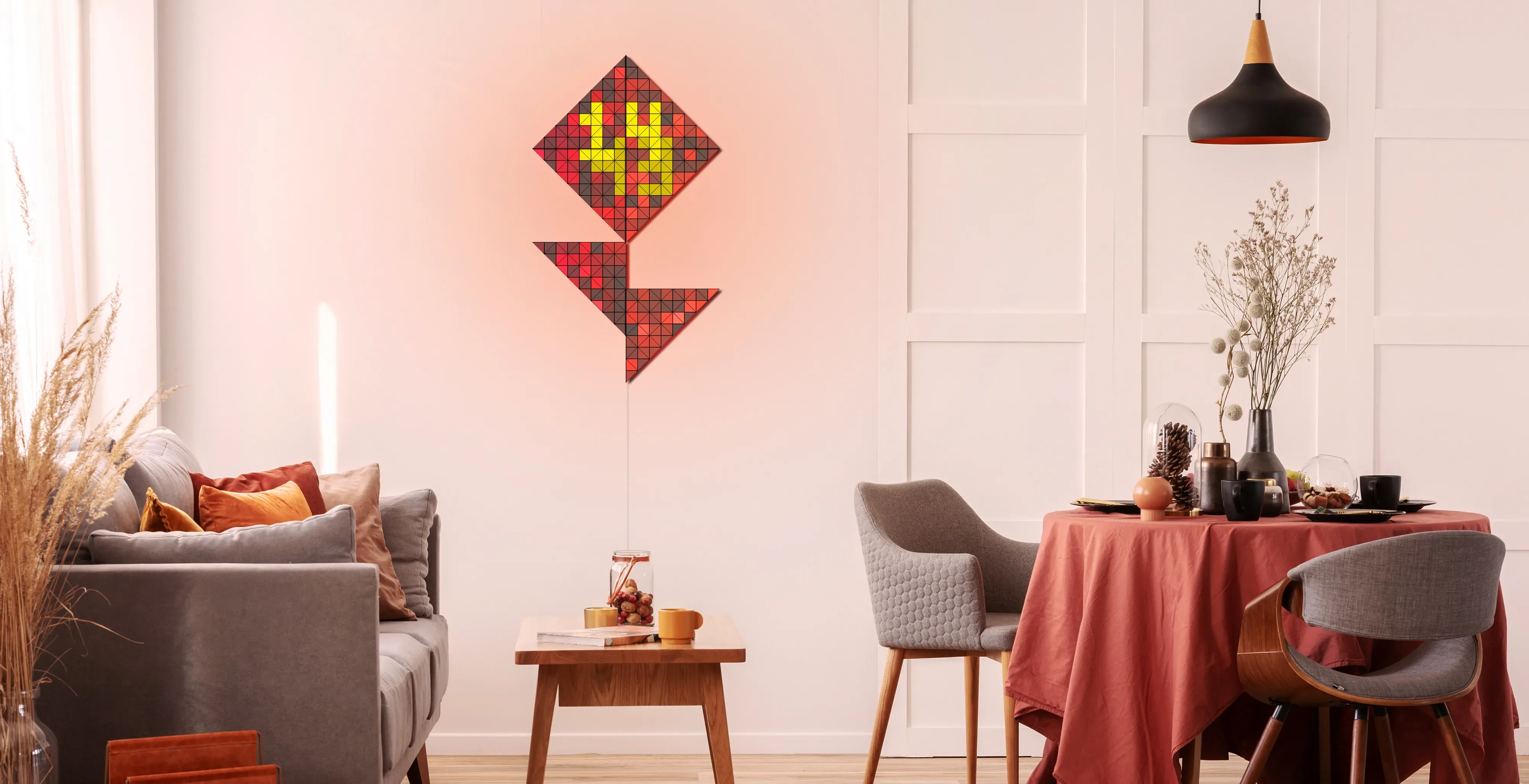 LaMetric SKY smart lighting - Personilize Your Clock Face - 6 panels