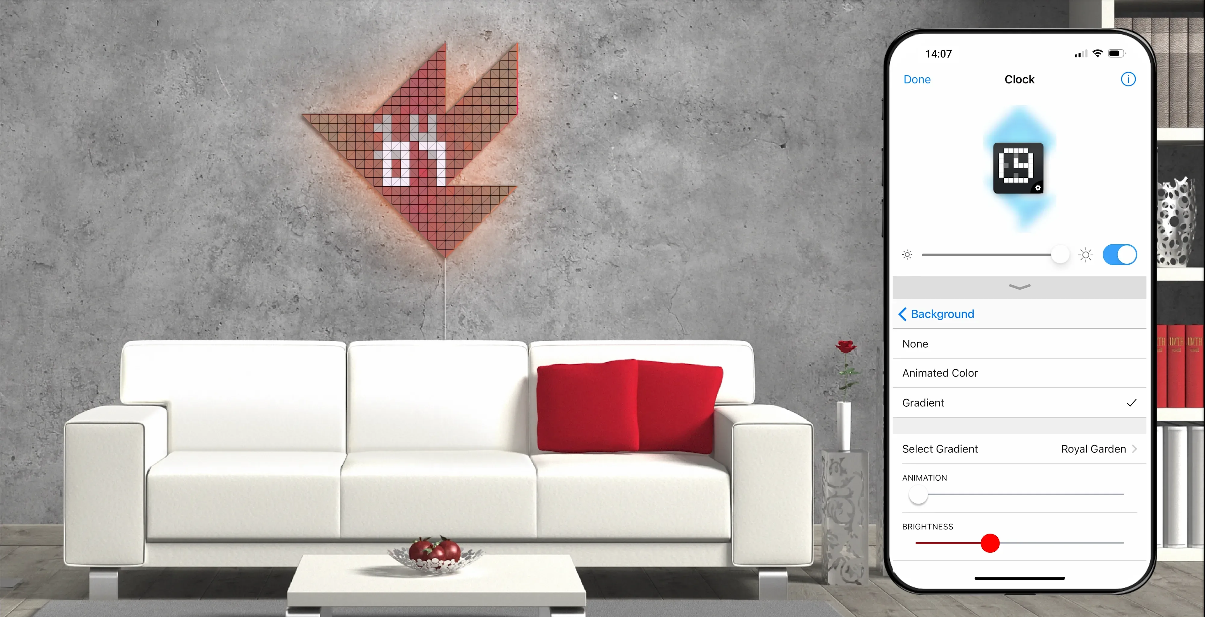 LaMetric SKY - Take Command of Contrast and Animation on Your Clock